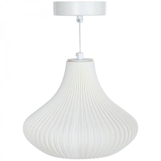 Lámpara de Techo LED Moderna Ø22x18 cm con Pantalla de Impresión 3D Luz Cálida de 3000K para Salón Dormitorio o Cocina [9]