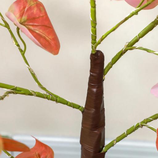 Lámpara de Árbol 150 cm con 245 Luces LED y Base Decoración Navidad para Interiores y Exterior Naranja [6]