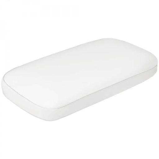 Almohada Viscoelástica 81x40 cm de Espuma Viscoelástica con Diseño Ergonómico para Dormir de Lado y Boca Arriba Crema [9]