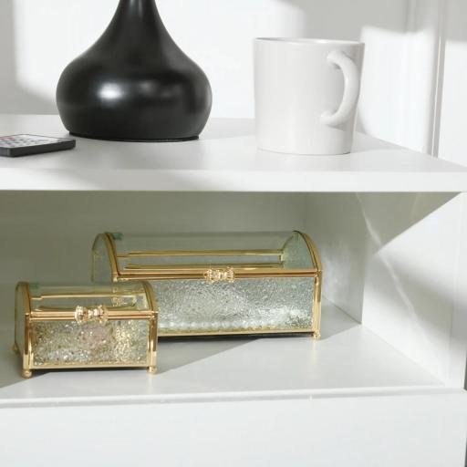 Mesita de Noche con Luz LED Mesilla de Noche con Mando a Distancia Cajón de Alto Brillo y 2 Estantes 40x40x55 cm Blanco [2]