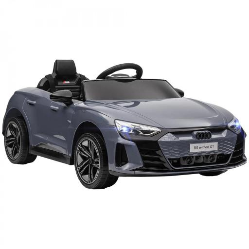 Coche Eléctrico para Niños de +3 Años AUDI RS e-tron GT Coche de Batería con Mando a Distancia 103x58x41 cm Gris [8]