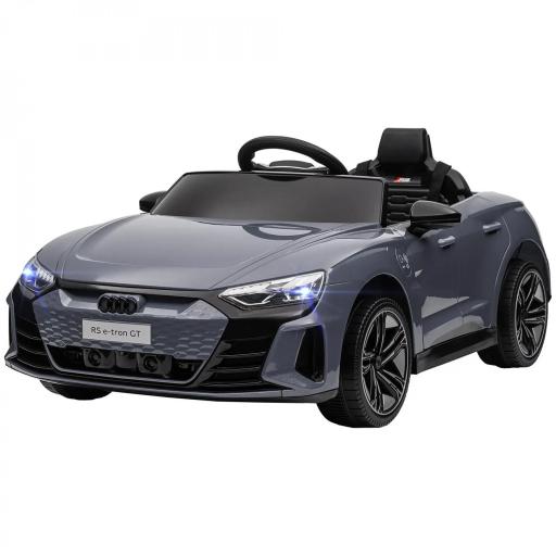 Coche Eléctrico para Niños de +3 Años AUDI RS e-tron GT Coche de Batería con Mando a Distancia 103x58x41 cm Gris [9]