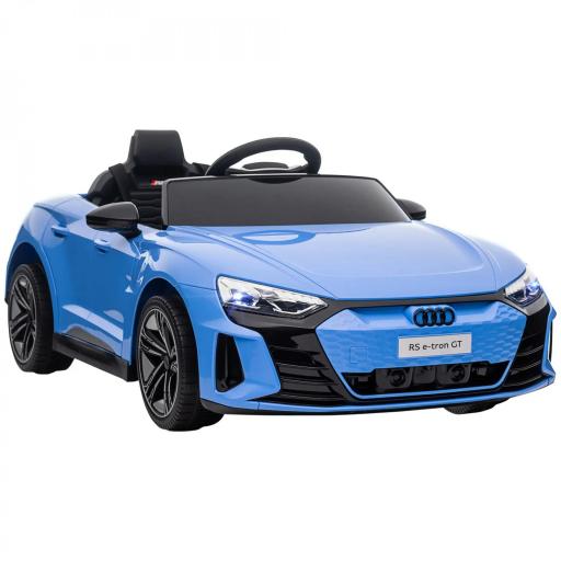 Coche Eléctrico para Niños de +3 Años AUDI RS e-tron GT Coche de Batería con Mando a Distancia 103x58x41 cm Azul [8]