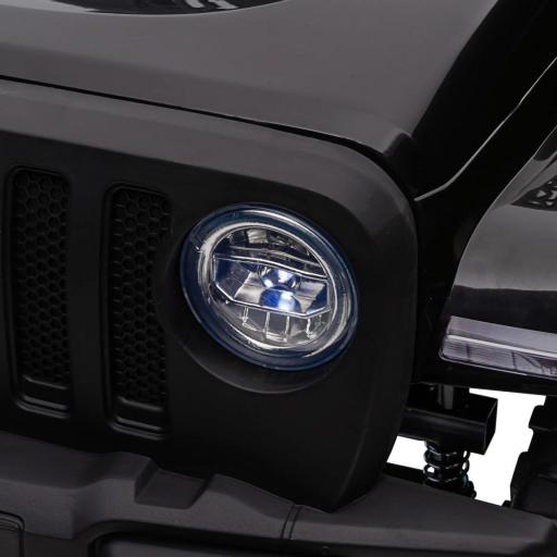 Coche Eléctrico para Niños de +3 Años Vehículo Todoterreno de Batería 12V con Control Remoto 100x65x72 cm Negro [4]