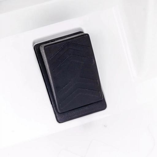 Coche Eléctrico para Niños de +3 Años Vehículo Todoterreno de Batería 12V con Control Remoto 100x65x72 cm Blanco [6]