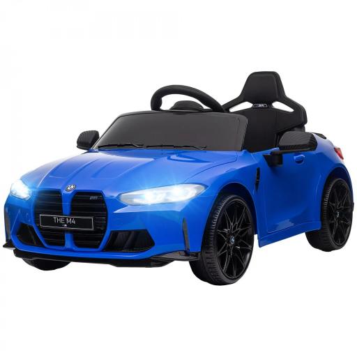 Coche Eléctrico BMW I8 COUPE con Licencia para Niños de +3 Años Batería 6V Control Remoto y Manual con Música MP3 Bocina y Faros 115x72,5x46 cm Azul [8]