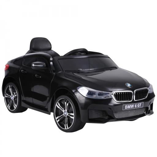 Coche de Batería para Niños 12V BMW M4 con Mando a Distancia Faros Bocina Música Velocidad 3-5 km/h Azul [9]