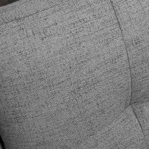 Sofá de Salón de 2 Plazas Moderno con 4 Cojines Reposabrazos y Patas de Acero Carga 240 kg 139x68x80 cm Gris [5]