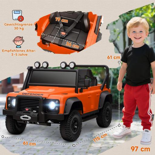 Coche Eléctrico para Niños, Funcionamiento con Batería de 12V, Control Remoto, Función de Música, Bocina, Luces LED, Verde [1]