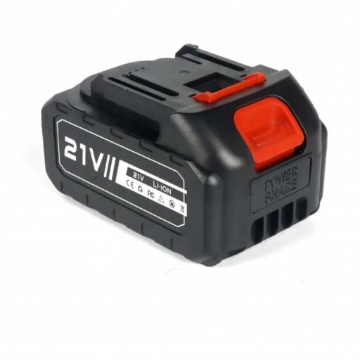 Batería Recargable de Litio 21V 3000mAh para Makita, con Triple Protección, Carcasa ABS Duradera y Compatibilidad Universal de Carga, Adecuada para Herramientas Eléctricas Inalámbricas (Cargador No Incluido) [0]