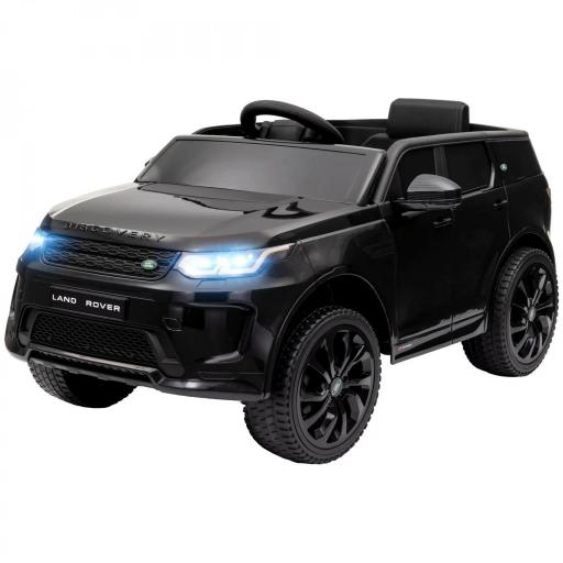 Coche Eléctrico para Niños con Licencia Land Rover Discovery Sport Batería 12V Mando a Distancia Faros y Música Blanco [8]