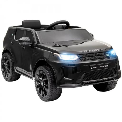 Coche Eléctrico para Niños con Licencia Land Rover Discovery Sport Batería 12V Mando a Distancia Faros y Música Blanco [9]
