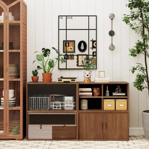 Espejo Rectangular de Pared Espejo de Ventana 70x50 cm con Marco de Metal Espejo Decorativo para Salón Dormitorio Negro [6]