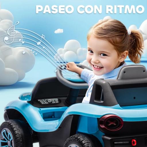 Coche Eléctrico para Niños de +3 Años Volkswagen Beetle con Batería 12V Mando a Distancia Faros Bocina y Música Rosa [5]