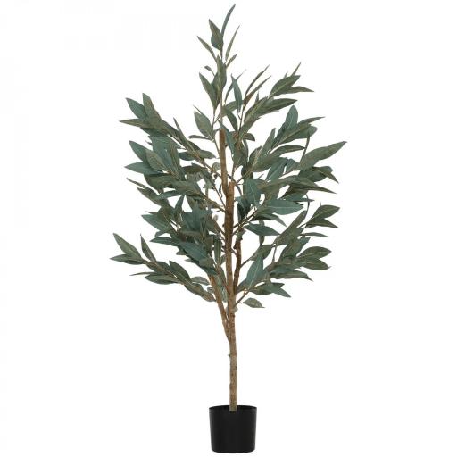 Árbol Artificial de Laurel 150 cm Decoración para Hogar Oficina Balcón Dormitorio Verde [10]