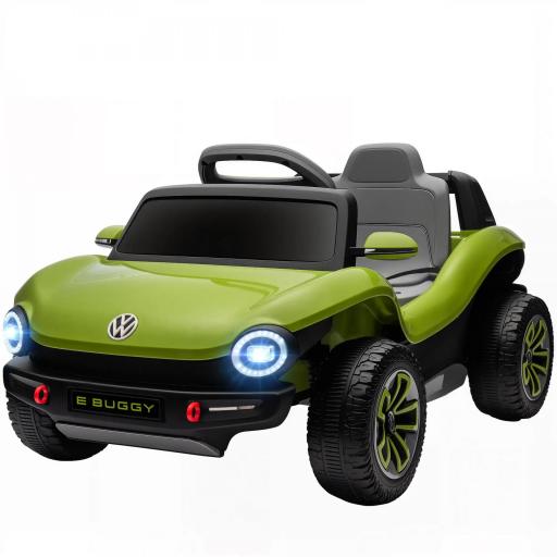 Coche Eléctrico para Niños de +3 Años Volkswagen E-Buggy 12V con Mando a Distancia 2,4 G Ruedas con Suspensión Azul [9]