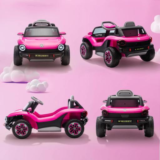 Coche Eléctrico para Niños de +3 Años Volkswagen E-Buggy 12V con Mando a Distancia 2,4 G Ruedas con Suspensión Verde [6]
