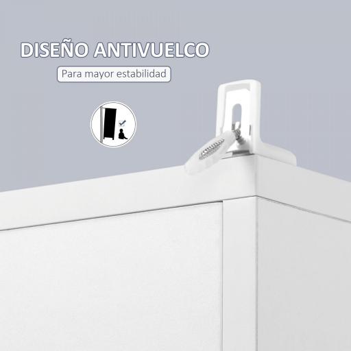 Armario Alto para Baño con Espejo Mueble Columna de Baño Madera con 2 Estantes Abiertos 2 Puertas y Baldas Interiores Ajustables 30x28x180 cm Blanco [2]