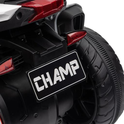 Moto Eléctrica Infantil con Luces Bocina Música Neumáticos Anchos Moto para Niños con Velocidad 3 km/h Negro [7]