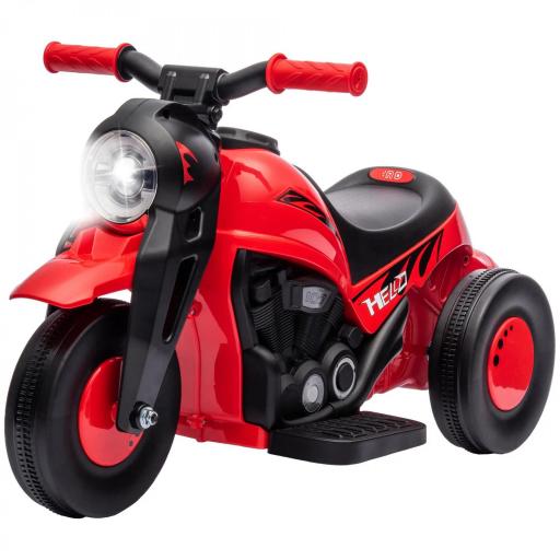 Moto eléctrica para niños, 6V moto para niños con música, burbujas 2,5-3 km/h, para niños de 2-5 años [4]