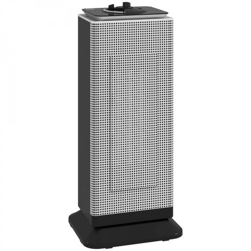 Calefactor Cerámico Eléctrico Cerámico 2000 W con Oscilación Termostato Ajustable y 3 Modos 18x15x40,5 cm Negro [9]