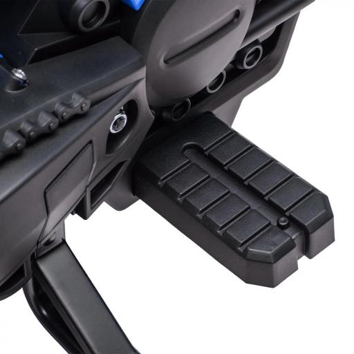 Moto Eléctrica para Niños de +3 Años Moto de Batería para Niños 12V con Ruedas Auxiliar y Bocina Carga 30 kg Azul [7]