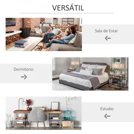 Estantería Librería 3 Niveles Armario de Almacenamiento 9 Cubos Estantería de Pie Separador de Habitación Estante de Exposición 91,5x29,5x91,5cm Madera [2]