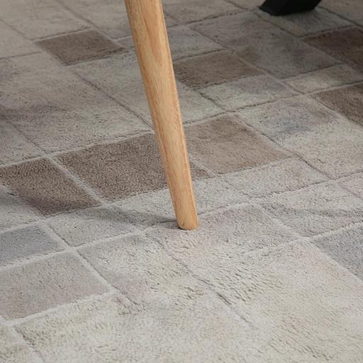 de Comedor Tapizada en Lino Sintético Transpirable con Asiento Acolchado y Patas de Madera Silla de Ocio Moderna para Salón Dormitorio 55x58x74 cm Gris [7]