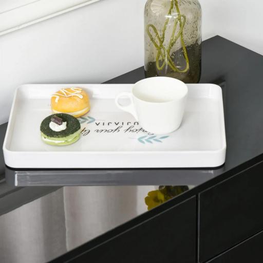 Aparador para Salón con 3 Puertas 2 Cajones y Estante Ajustable 117x36x74 cm Negro [7]