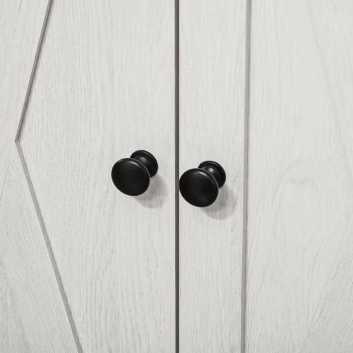Aparador para Salón Armario de Almacenamiento con Puertas Dobles Cajón y Estante Ajustable 60x30x87,4 cm Blanco [7]