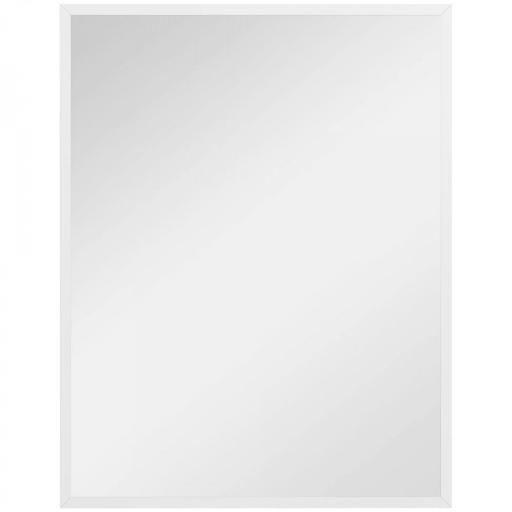 Espejo Rectangular de Baño 70x90 cm Espejo de Pared Decorativo para Salón Entrada Pasillo Horizontal o Vertical Blanco [7]