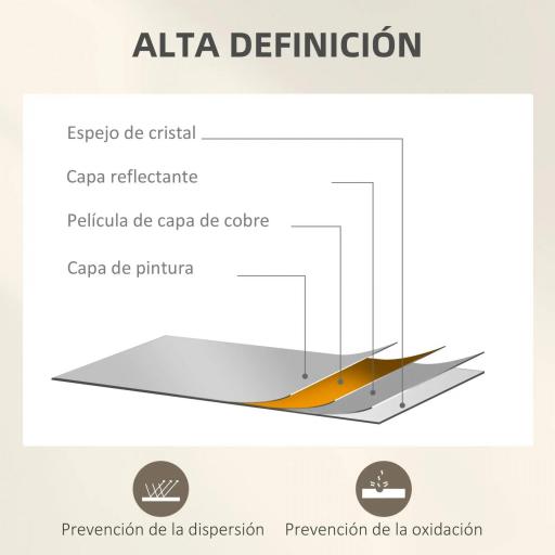 Espejo de Pared Dorado Espejo Decorativo con Diseño en Arco y 2 Piezas 30x120 cm Reflejos Claros y Fácil Instalación [4]