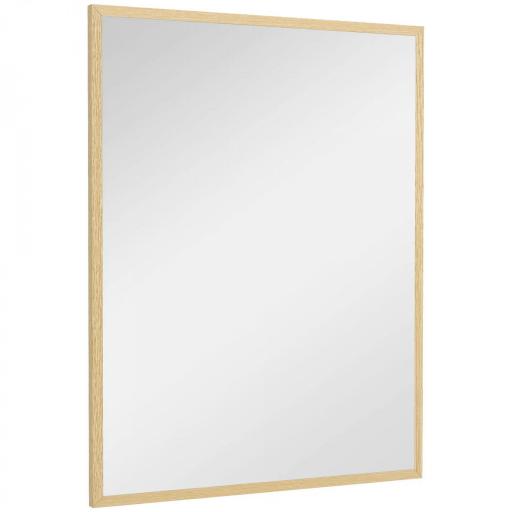 Espejo de Baño 70x90 cm Espejo de Pared Decorativo para Salón Entrada Pasillo Horizontal o Vertical Natural [9]