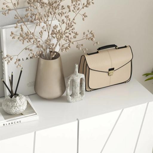 Armario Zapatero con Estantes Ajustables Bisagras de Cierre Suave para 15-20 Pares de Zapatos 72x31,5x95 cm Blanco [7]