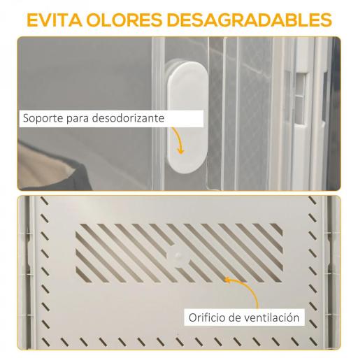 Organizador de Zapatos Modular Estantería Modulable con 18 Cubos Puertas Magnéticas 28x36x21 cm Transparente [2]
