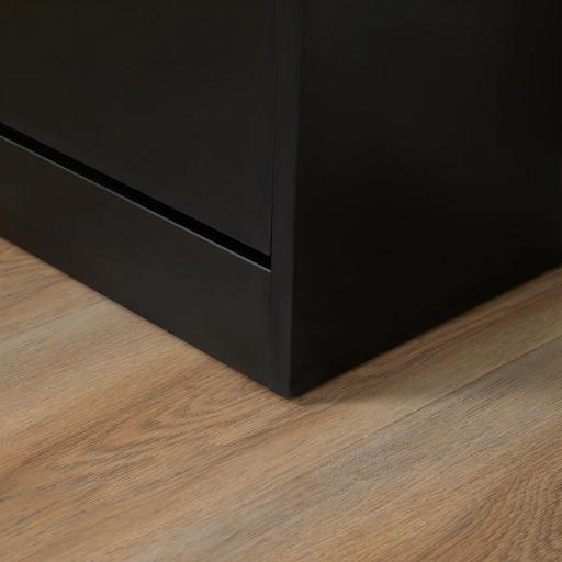 Zapatero de Entrada Recibidor con 2 Cajones y Estantes Ajustables Zapatero Estrecho para Pasillo 60x24x80 cm Negro [7]