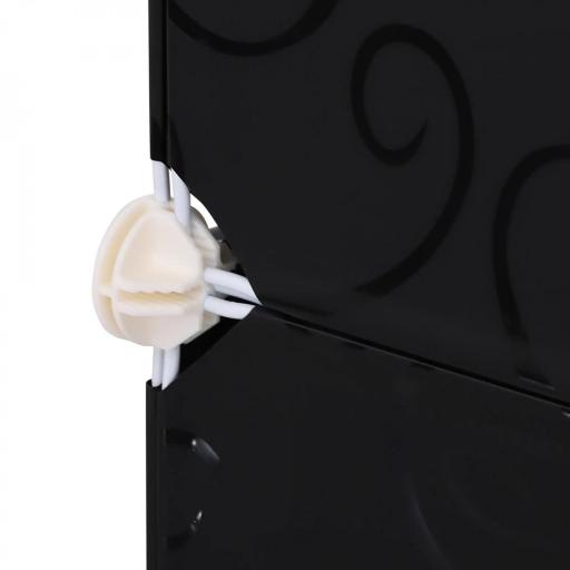 Armario Modular Plástico Estantería 12 Cubos con Puertas para Almacenamiento de Ropa Armario Ropero Organizador para Almacenamiento Juguetes y Libros Montaje en Bricolaje [5]