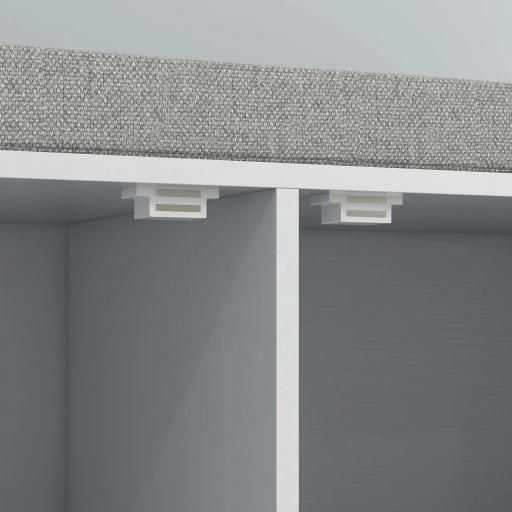 Banco Zapatero para Entrada Recibidor con Asiento Cojín Extraíble para 4 Pares de Zapatos 84x35x50 cm Blanco [7]