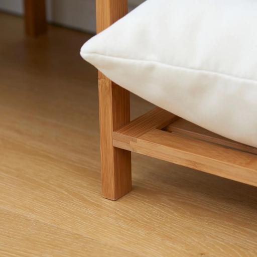 Perchero de Pie de Bambú Perchero para Ropa con Estantes de Almacenamiento y Varilla Colgante 90x30x145 cm Natural [7]