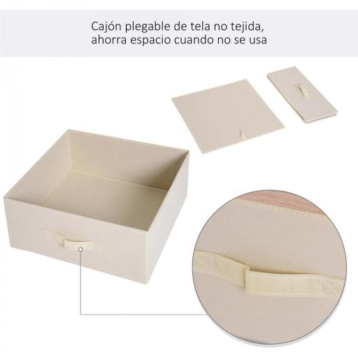 Perchero Metálico con Ruedas Colgador para Ropa con Riel Estantes Cajones para Organizar Ropa Bolsos 99x47x185cm [6]
