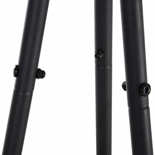 Perchero de Pie Metálico Perchero en Forma de Árbol Dormitorio Oficina para Colgar Ropa Bolsas Sombrero 6 Ganchos con 2 Estantes 32.5x45.5x182cm [7]