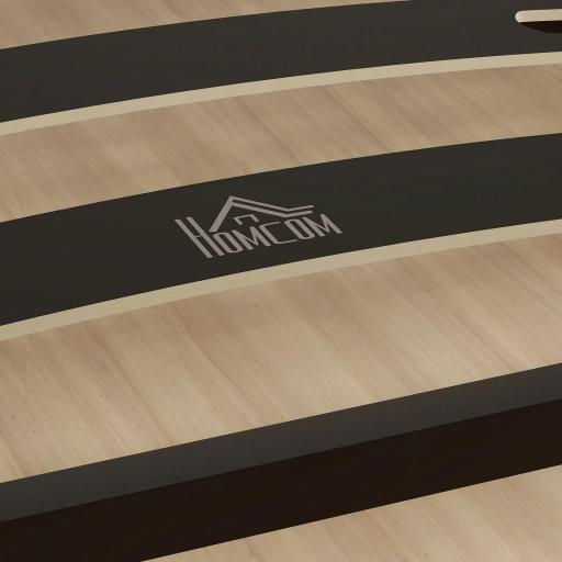 Estructura de Cama 160x200 cm con Marco de Acero Láminas de Álamo y Espacio de Almacenamiento Carga 500 kg Negro [1]