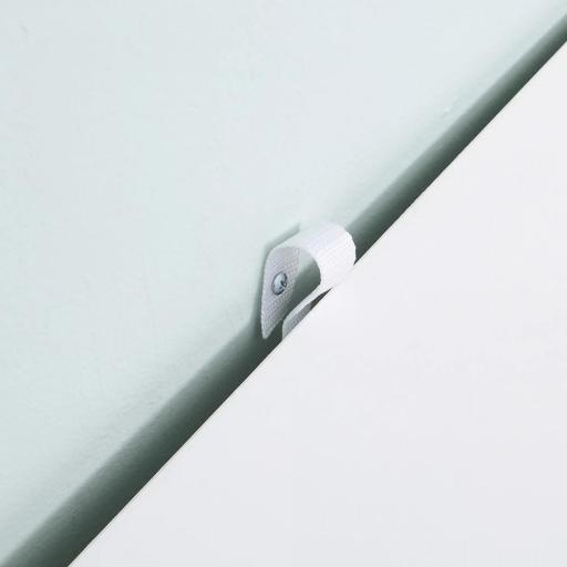 Mesita de Noche con 2 Cajones con Patas de Acero Mesilla Auxiliar para Salón Dormitorio 45x39x48cm Blanco y Roble [7]