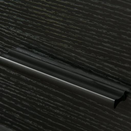 Mesilla de Noche Mesa Auxiliar con 1 Cajón y Estante de Almacenamiento para Dormitorio Salón Oficina 45x40x60 cm Negro [9]