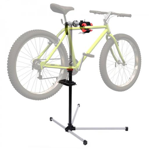 Soporte de Reparación Caballete de Bicicleta para Hogar con Altura Ajustable y Giratorio 100x66x180 cm Negro [8]