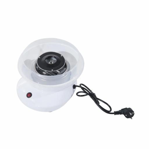 Máquina de Algodón de Azúcar de Uso doméstico de Polipropileno Acero Inox. y Aluminio 450W-550W 27x26x18cm Blanco [3]