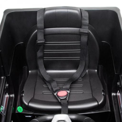 Coche Eléctrico para Niños de Batería 12 V BENZ G500 con Control Remoto Música Bocina 3-5 km/h Carga 30 kg Negro [6]