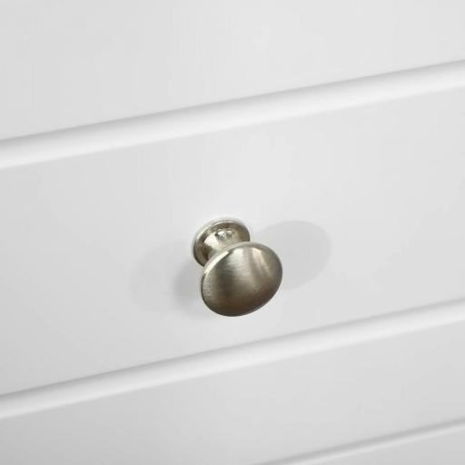 Armario de Almacenamiento Cajonera Blanca Cómoda con 3 Cajones para Cocina Comedor Salón Dormitorio 29,8x29,8x68,5 cm [6]