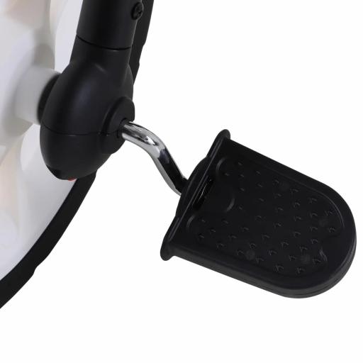 Bicicleta de Equilibrio con Pedales y Ruedas Entrenamiento Extraíbles de Asiento Regulable 33-38cm Niños +24 Meses Carga 25kg Negro [1]