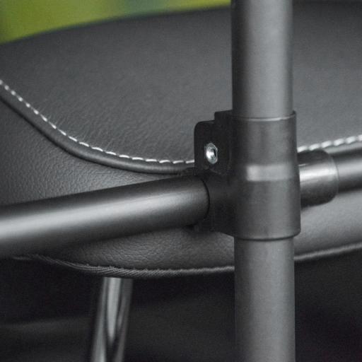 Barrera Protectora de Coche para Perros Reja de Protección Universal de Acero para Maletero Equipaje Automóvil Ajustable en Ancho y Altura 87-135 x 60-105 cm Negro [6]